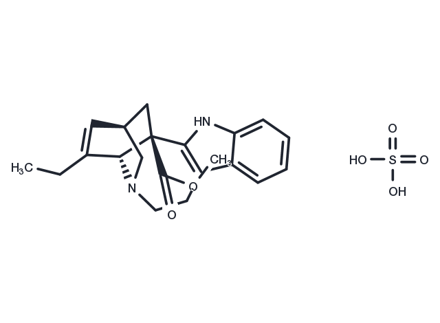 Catharanthine sulfate Chemical Structure