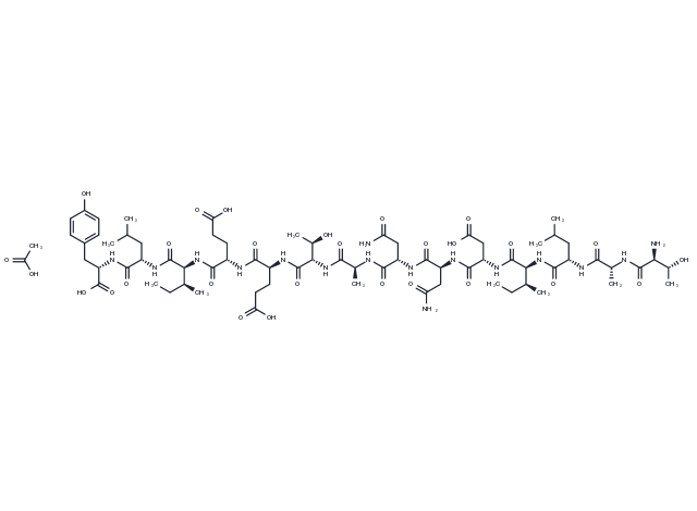 TargetMol Chemical Structure Prosaptide TX14(A) acetate