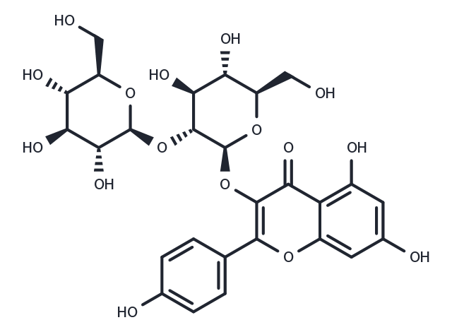 TargetMol Chemical Structure Kaempferol 3-O-sophoroside