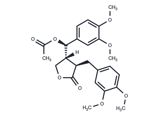 TargetMol Chemical Structure 5-Acetoxymatairesinol dimethyl ether