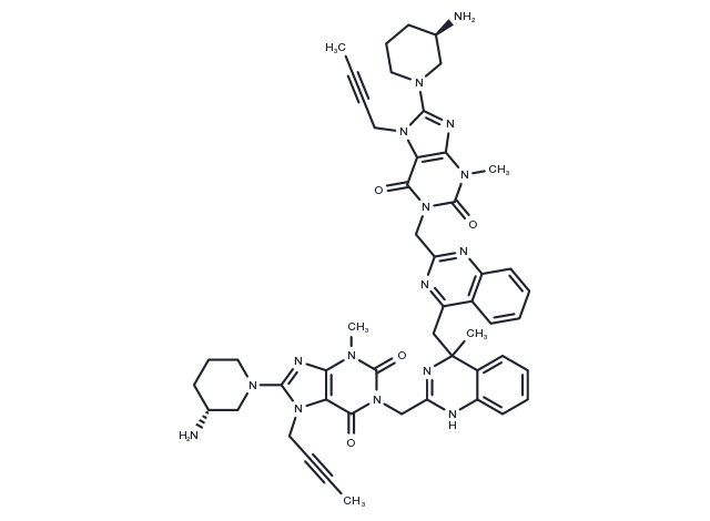 TargetMol Chemical Structure Linagliptin Methyldimer