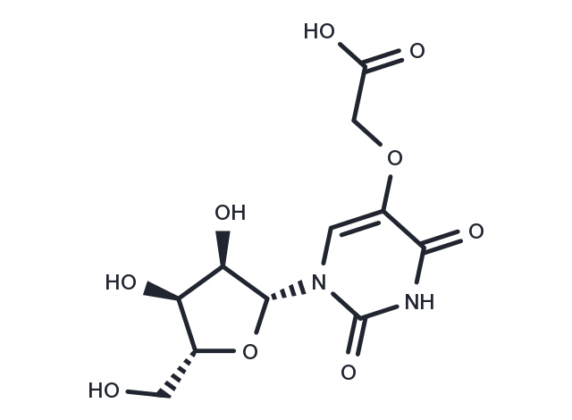 Uridine   5-oxyacetic acid Chemical Structure