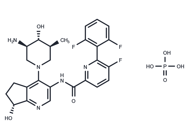 TargetMol Chemical Structure Uzansertib phosphate