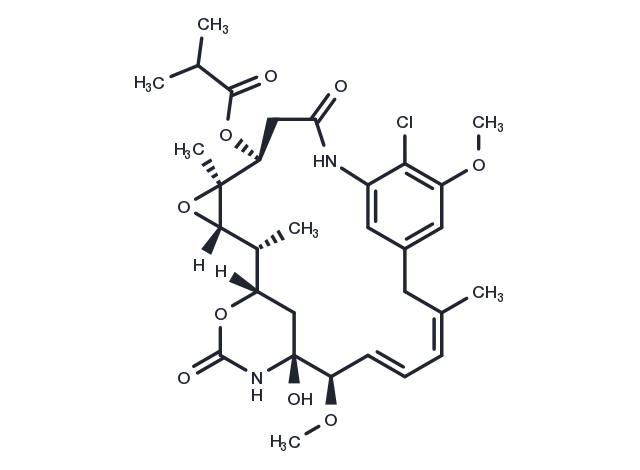 N-Demethylansamitocin P-3 Chemical Structure