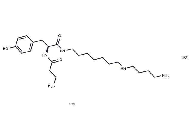 TargetMol Chemical Structure Philanthotoxin 74 dihydrochloride