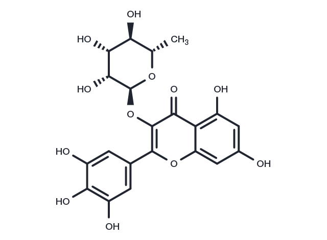 Myricitrin Chemical Structure