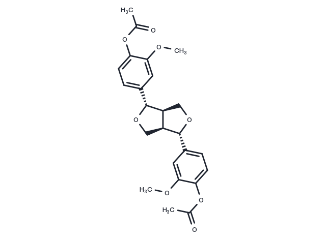 TargetMol Chemical Structure Pinoresinol diacetate
