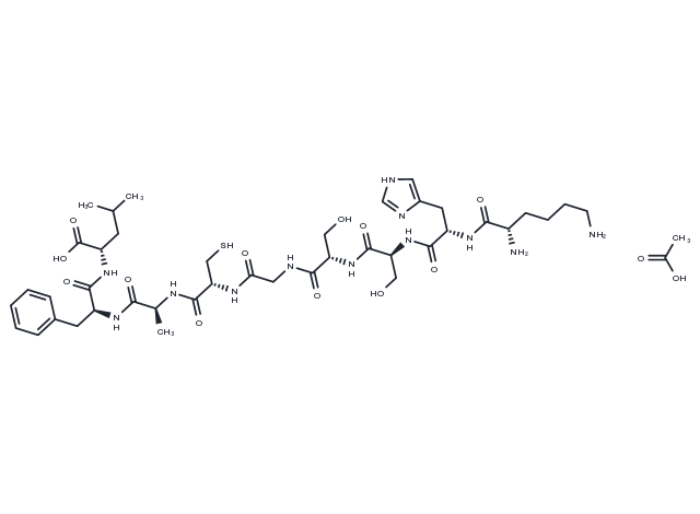 TargetMol Chemical Structure Shepherdin 79-87 acetate