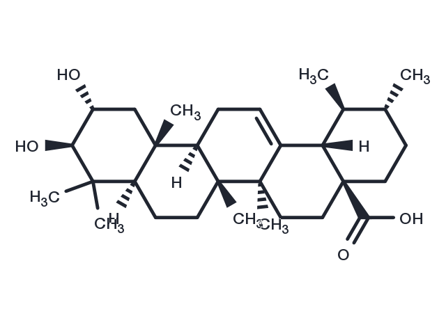 Corosolic acid Chemical Structure