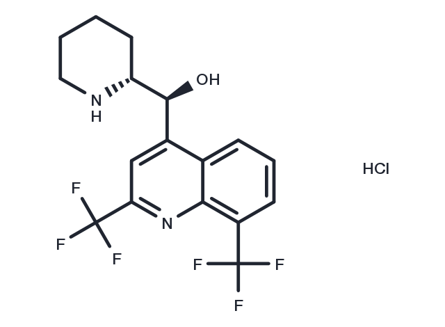 TargetMol Chemical Structure Mefloquine hydrochloride