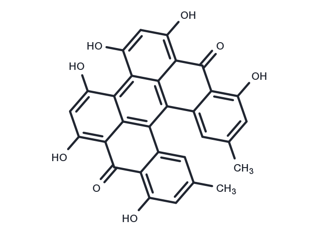 Protohypericin Chemical Structure