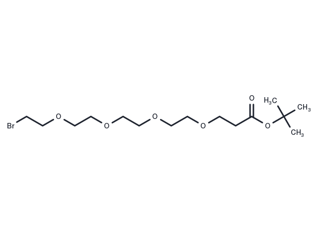 TargetMol Chemical Structure Br-PEG4-C2-Boc