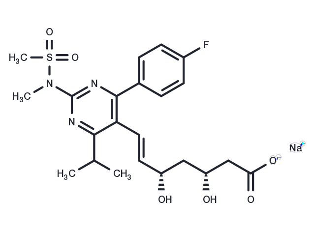 Rosuvastatin Sodium Chemical Structure