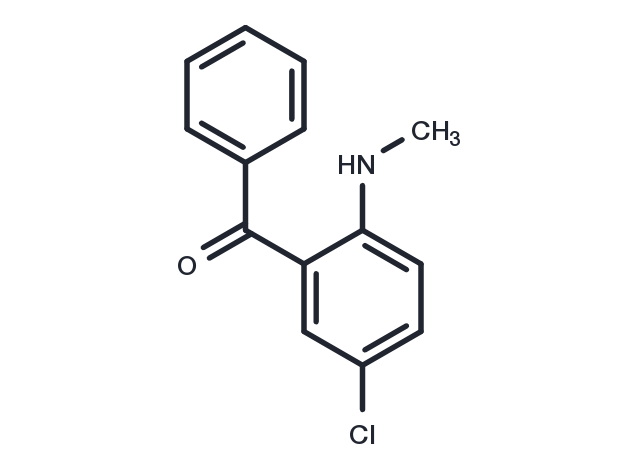 5-Chloro-2-(methylamino)benzophenone Chemical Structure