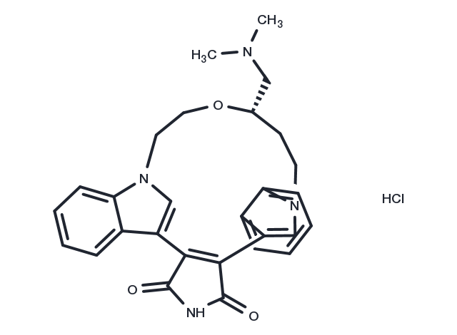 TargetMol Chemical Structure Ruboxistaurin hydrochloride