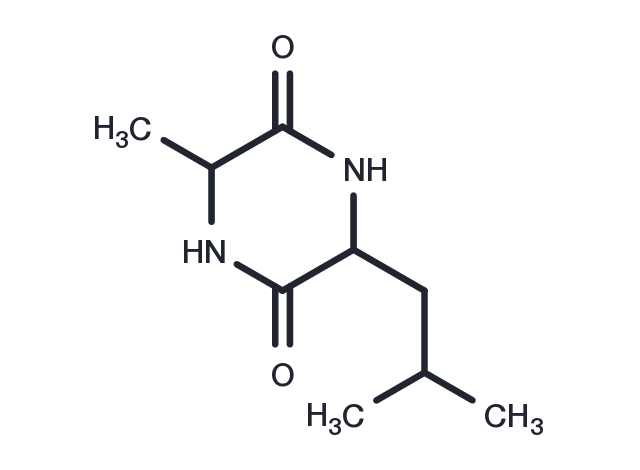 Cyclo(Leu-Ala) Chemical Structure