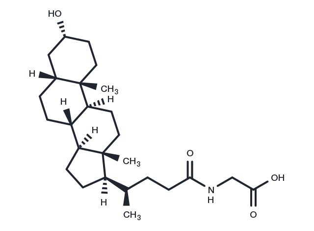 TargetMol Chemical Structure Glycolithocholic acid