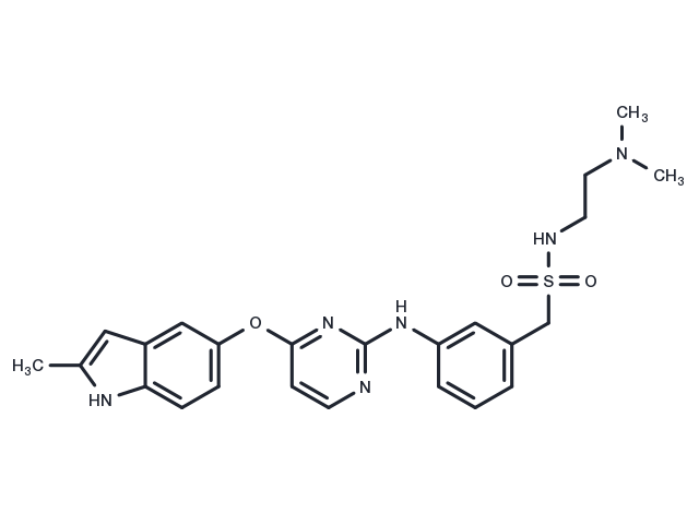 TargetMol Chemical Structure Sulfatinib