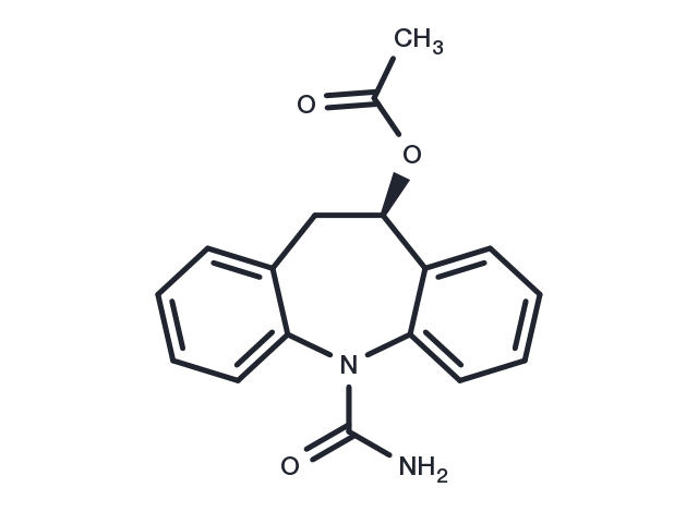 (R)-Licarbazepine Acetate Chemical Structure