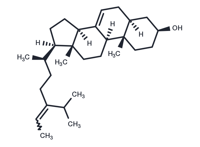 δ7-Avenasterol Chemical Structure