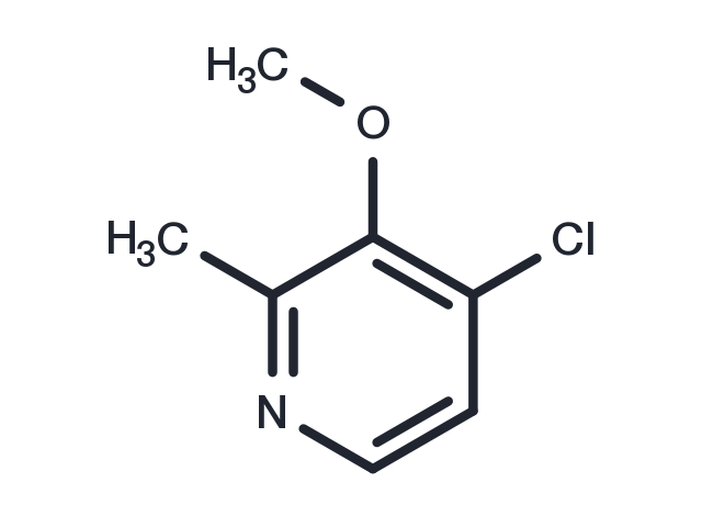 4-Chloro-3-methoxy-2-methylpyridine Chemical Structure