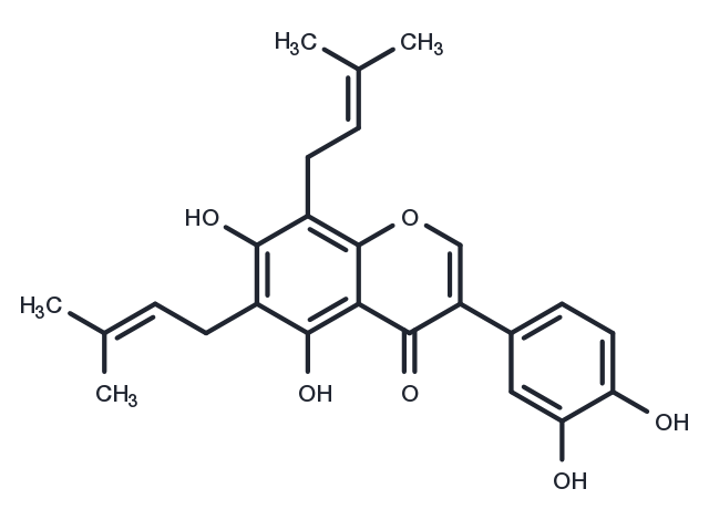 TargetMol Chemical Structure 6,8-Diprenylorobol