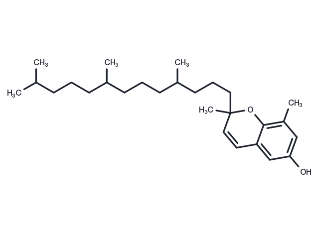 Dehydro-Î´-tocopherol Chemical Structure