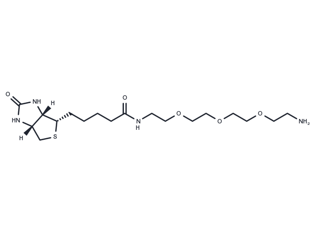 Amine-PEG3-Biotin Chemical Structure