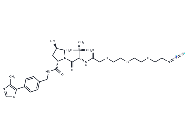 TargetMol Chemical Structure (S,R,S)-AHPC-PEG3-N3