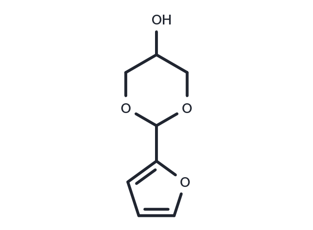 m-Dioxan-5-ol, 2-(2-furyl)- Chemical Structure