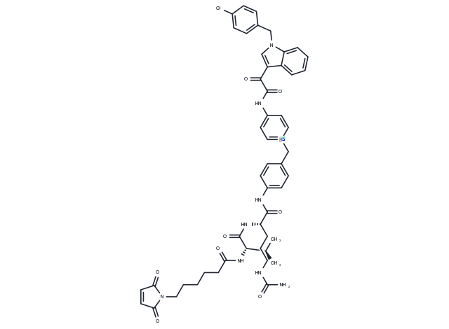 TargetMol Chemical Structure MC-Val-Cit-PAB-Indibulin