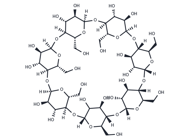 TargetMol Chemical Structure β-Cyclodextrin