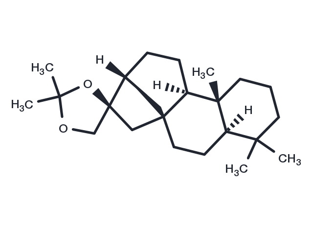 ent-16beta,17-Isopropylidenedioxykaurane Chemical Structure