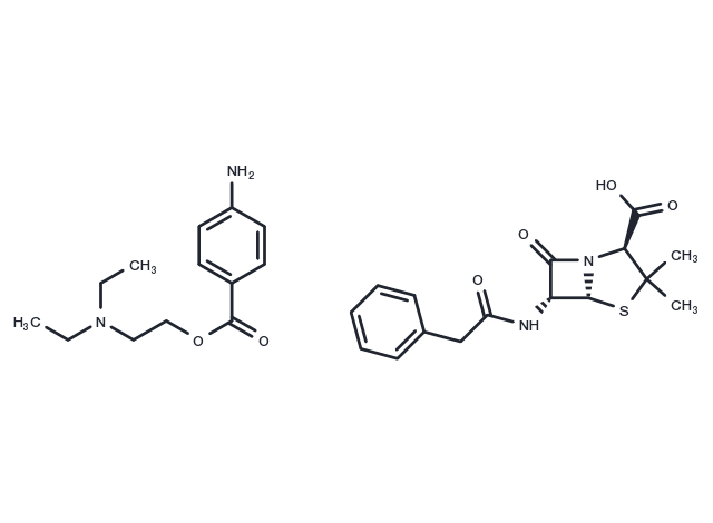 Procaine penicillin G Chemical Structure
