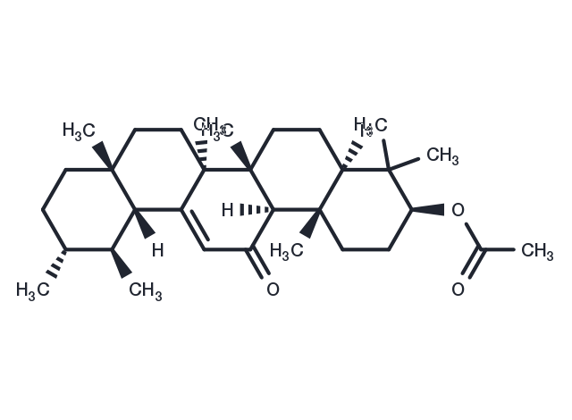 TargetMol Chemical Structure 3β-Acetoxyurs-12-en-11-one