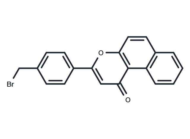 TargetMol Chemical Structure β-Naphthoflavone-CH2-Br