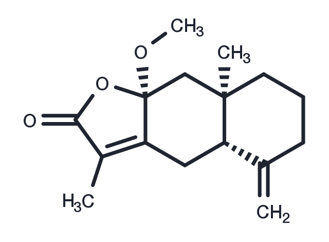 8beta-Methoxyatractylenolide I Chemical Structure