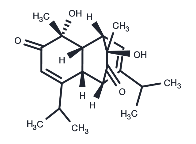 TargetMol Chemical Structure 3,10-Dihydroxy-5,11-dielmenthadiene-4,9-dione