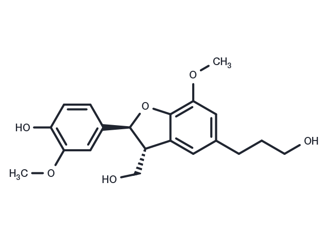 TargetMol Chemical Structure Dihydrodehydrodiconiferyl alcohol