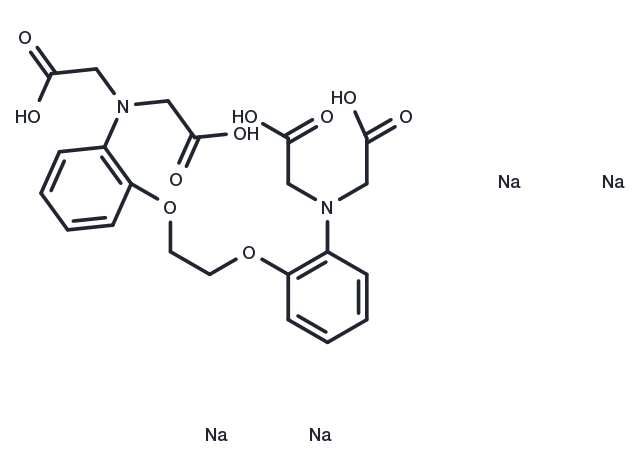 BAPTA Tetrasodium Chemical Structure