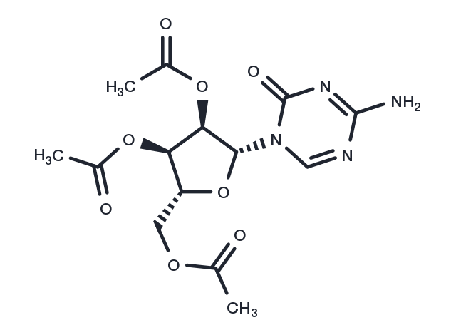 TargetMol Chemical Structure 2',3',5'-triacetyl-5-Azacytidine