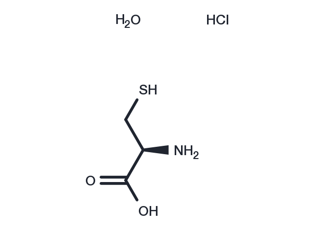 (S)-2-Amino-3-mercaptopropanoic acid hydrochloride hydrate Chemical Structure