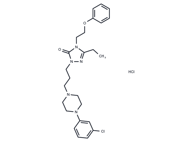 Nefazodone hydrochloride Chemical Structure