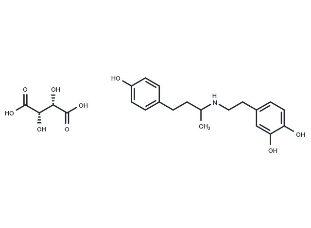 Dobutamine tartrate Chemical Structure