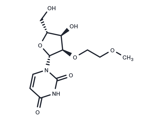 2’-O-(2-Methoxyethy)uridine Chemical Structure