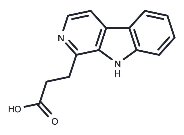 TargetMol Chemical Structure Beta-Carboline-1-propanoic acid