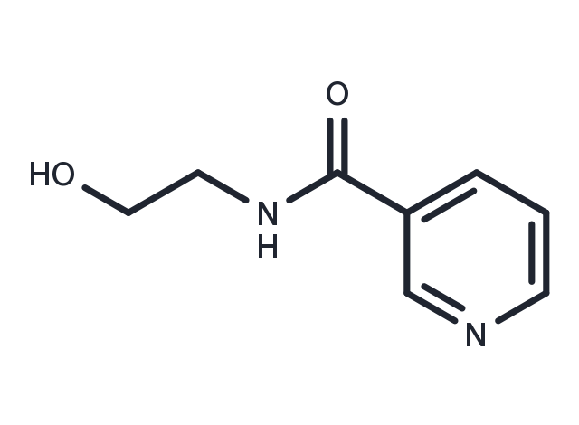 N-(2-Hydroxyethyl)nicotinamide Chemical Structure