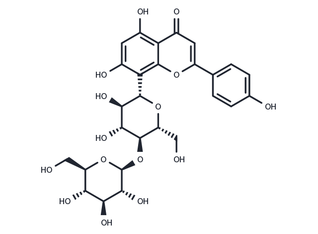 TargetMol Chemical Structure Vitexin-4''-O-glucoside