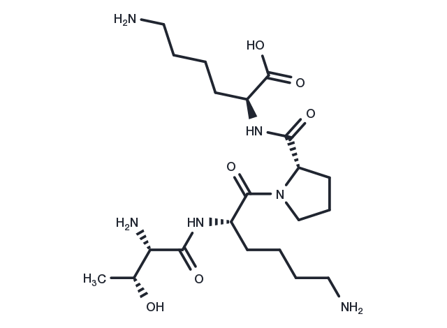 Tuftsin, lys(4)- Chemical Structure