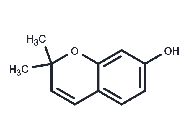 TargetMol Chemical Structure 7-Hydroxy-2,2-dimethylchromene